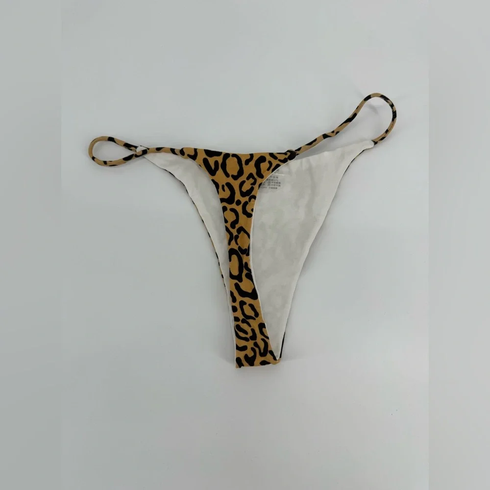 Leopard Print Bikini Bottom - Picture 4 of 4
